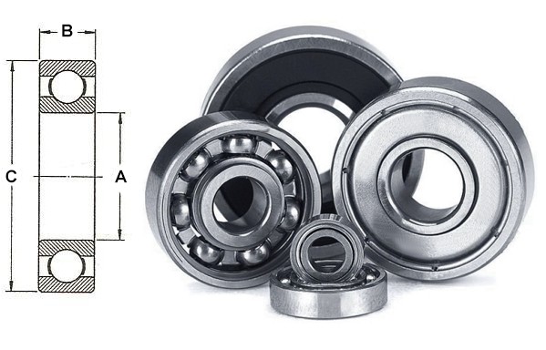 CUSCINETTO A SFERA BALL BEARING - 52 20 15 52X20X15 CU5220