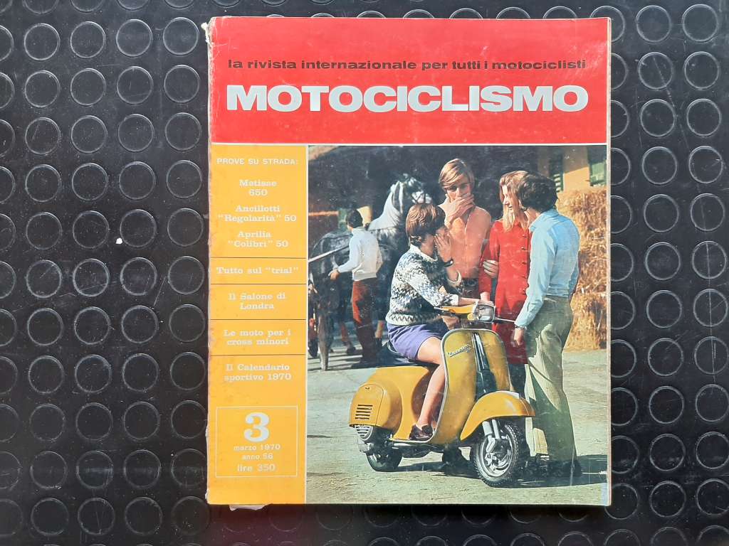 MOTOCICLISMO n.3 MARZO 1970 METISSE 650 ANCILLOTTI  50 APRILIA "COLIBRI' 