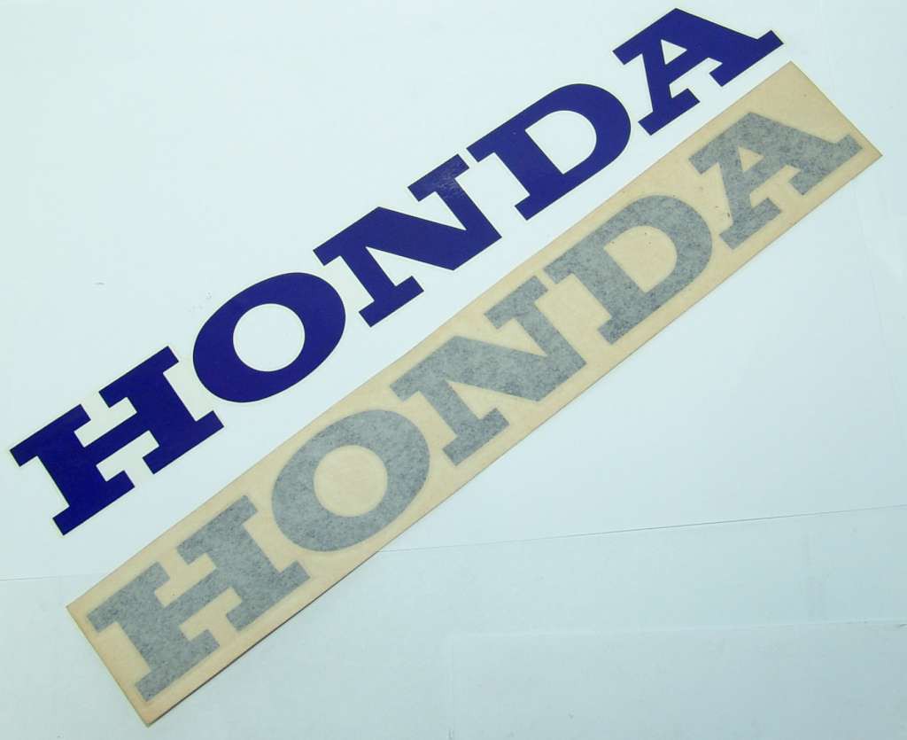 COPPIA ADESIVI LOGHI HONDA BLU AD7701215