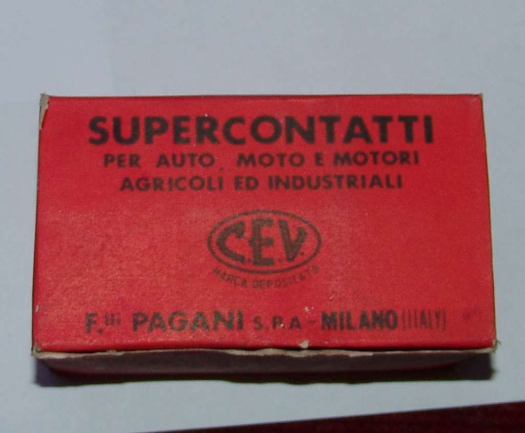 CONTATTI PUNTINE CONTACTS PINS BIANCHI ORSETTO 80 CC C.C CEV 4731 TIPO NORIS