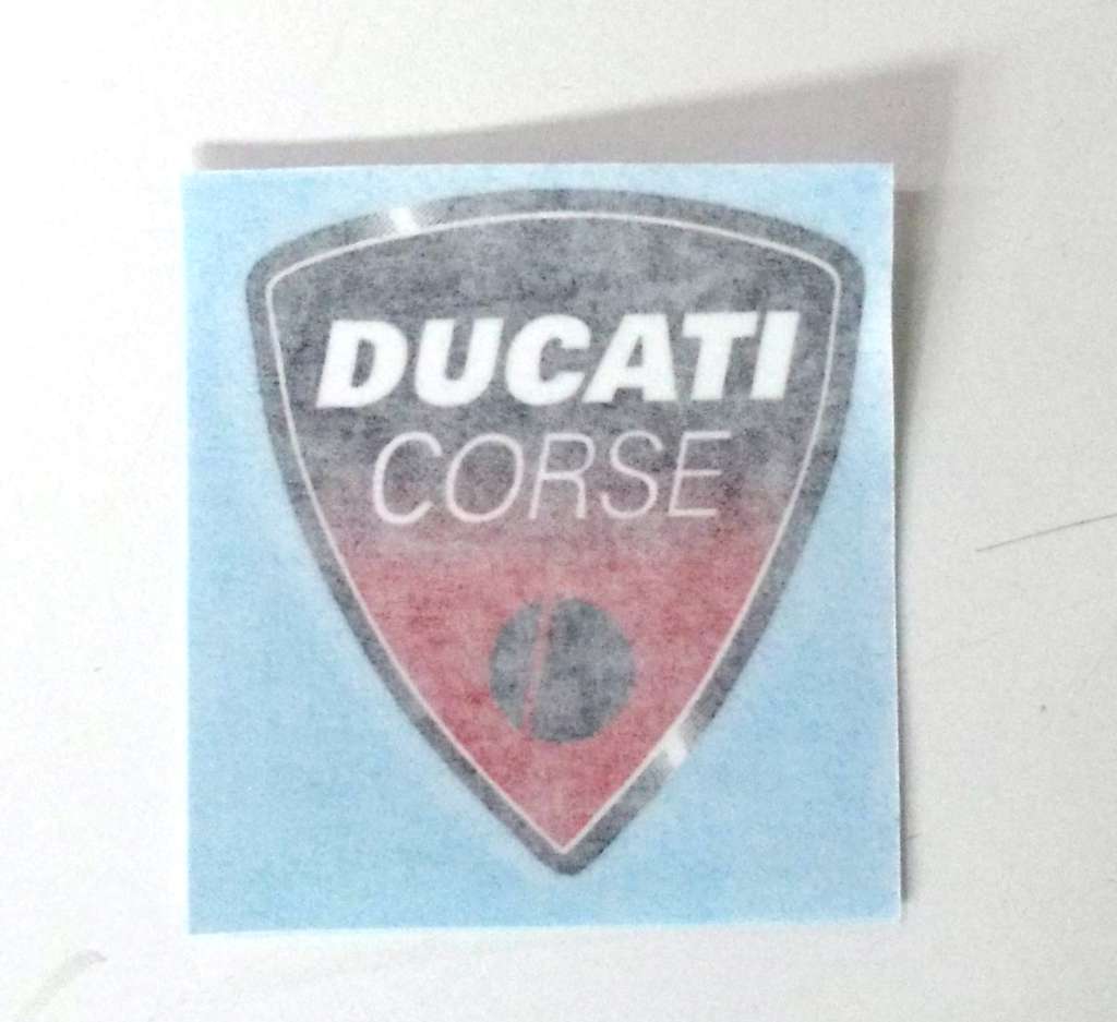 ADESIVI DECALCOMANIE MOTO: ADESIVO LOGO STICKER DUCATI CORSE MONSTER 996  999 748 ECC. AD660069