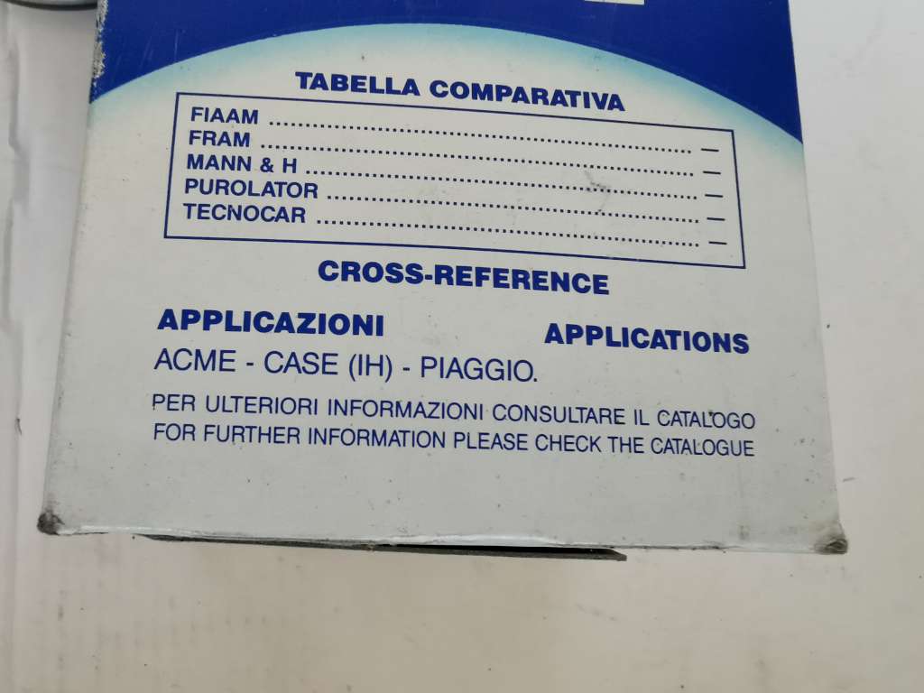 FILTRO DE NAFTA UFI 2435001 PARA ACME, CASE (IH), PIAGGIO