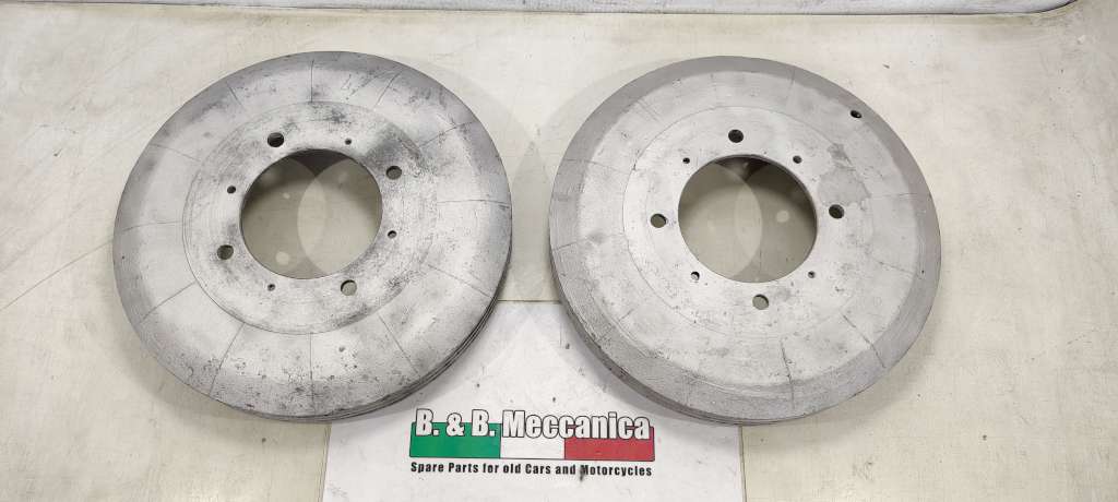 PAIR OF DRUM BRAKES FIAT 1100 A/B/E MUSONE (RT94)