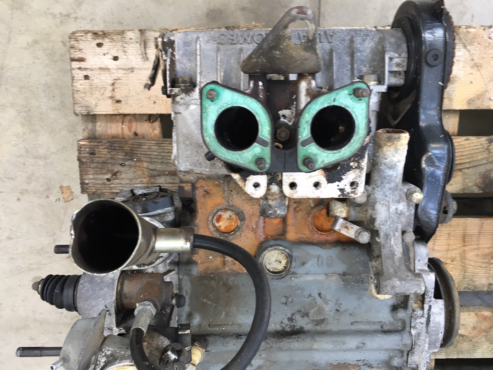 RICAMBI MOTORE AUTO BLOCCO MOTORE ALFA ROMEO CARBURATORI 33 BERLINA