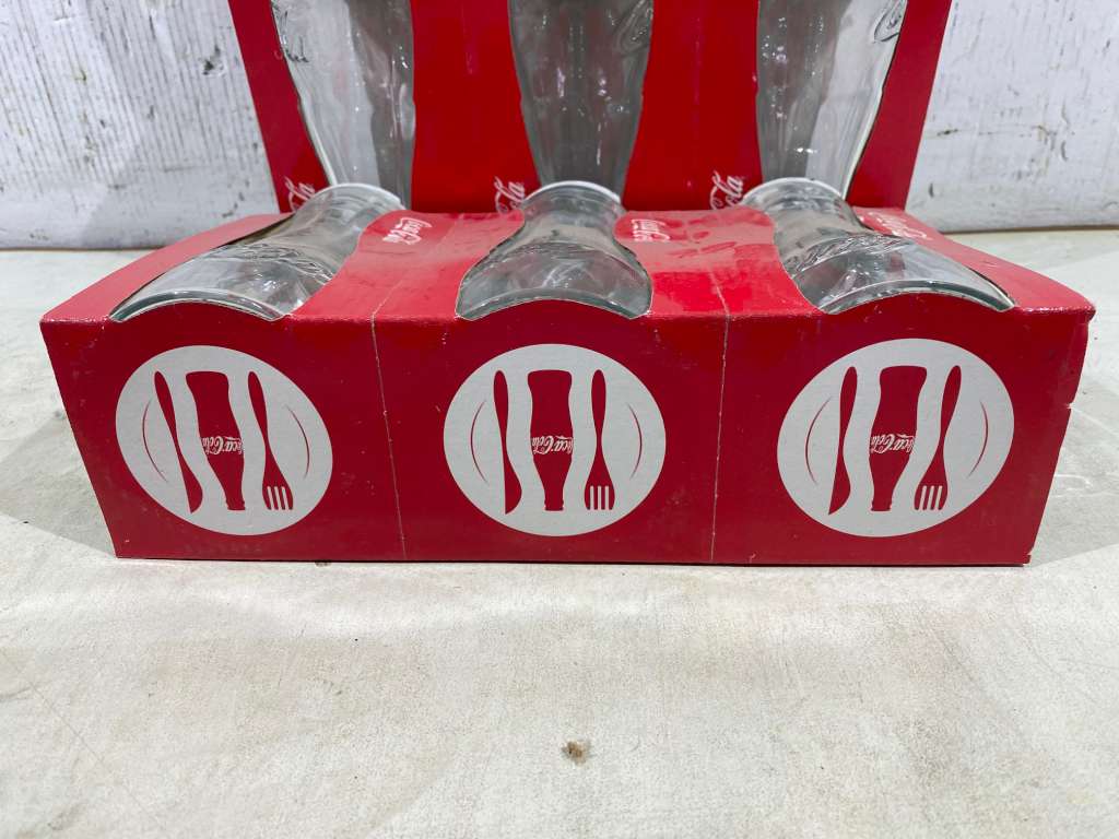 9 COLLECTIBLE COCA COLA GLASSES 2012