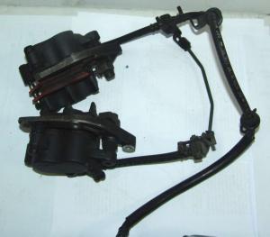 IMPIANTO FRENANTE ANTERIORE FRONT BREAKING SYSTEM NISSIN HONDA SUZUKI KAWASAKI COMPLETO