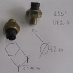 SENSORE TEMPERATURA TEMPERATURE SENSOR HONDA VEGLIA 115