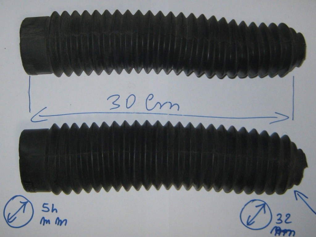 PARA POLVERE FORCELLA MORINI BENELLI CIMATTI ASPES KTM MAICO HONDA DUCATI 32 mm