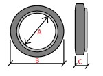 CUSCINETTO BICCHIERE FORCELLA CU2640 MORINI MINARELLI FANTIC GILERA BENELLI