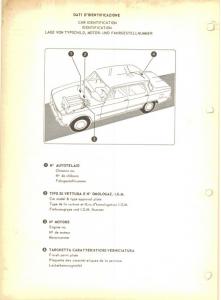 MANUALE CATALOGO PARTI DI RICAMBIO OFFICINA GIULIA 1300 TI + PARTICOLARI SPECIF