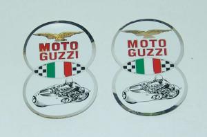 COPPIA ADESIVI ADHESIVES MOTO GUZZI