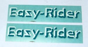 COPPIA ADESIVI DECALCOMANIE STICKERS ADHESIVES EASY - RIDERS