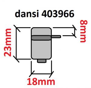 CONDENSATORE CAPACITOR DANSI 403966 GARELLI DEMM