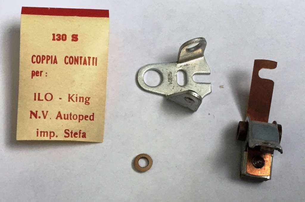 CONTATTI PUNTINE CONTACTS PINS KING 130 S ILO KING N.V. AUTOPED IMP STEFA