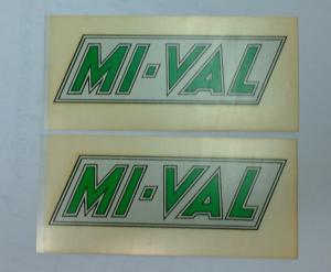 MIVAL  MI-VAL ADHESIVE decalcomanie adesivi decals stickers SERBATOIO