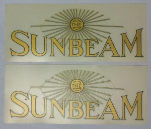 SUNBEAM ADHESIVE decalcomanie adesivi decals stickers SERBATOIO TANK