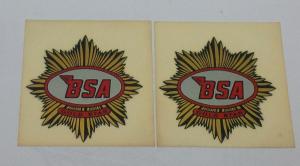 BSA GOLD STAR ADHESIVE decalcomanie adesivi decals stickers SERBATOIO TANK