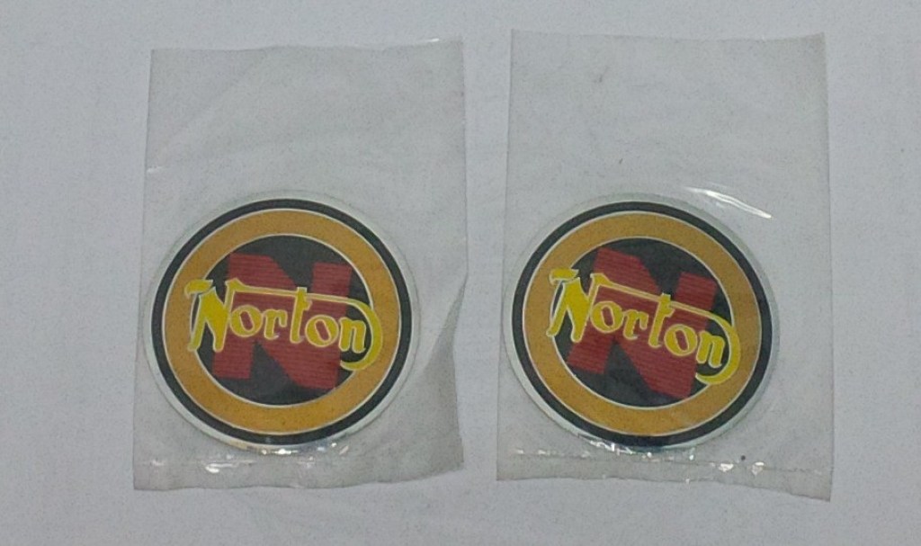 NORTON ADHESIVE decalcomanie adesivi decals stickers