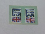 NORTON TRIUMPH ADHESIVE decalcomanie adesivi decals stickers
