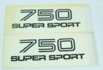 DUCATI 750 SUPER SPORT ADHESIVE decalcomanie adesivi decals stickers FIANCHETTI