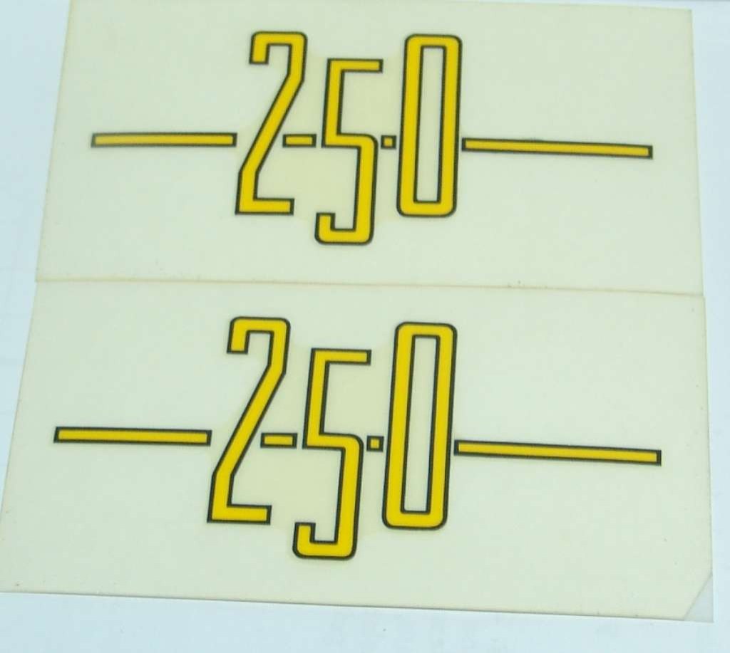DUCATI 250 ADHESIVE decalcomanie adesivi decals stickers FIANCHETTI