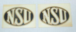 NSU ADHESIVE decalcomanie adesivi decals stickers