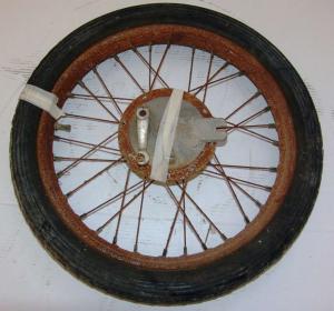 RUOTA ANTERIORE FRONT WHEEL AREMACCHI CIGNO (A456)