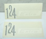 ADHESIVE ADESIVO FIANCHETTO GILERA 124 EXTRA 105 mm x 40 mm