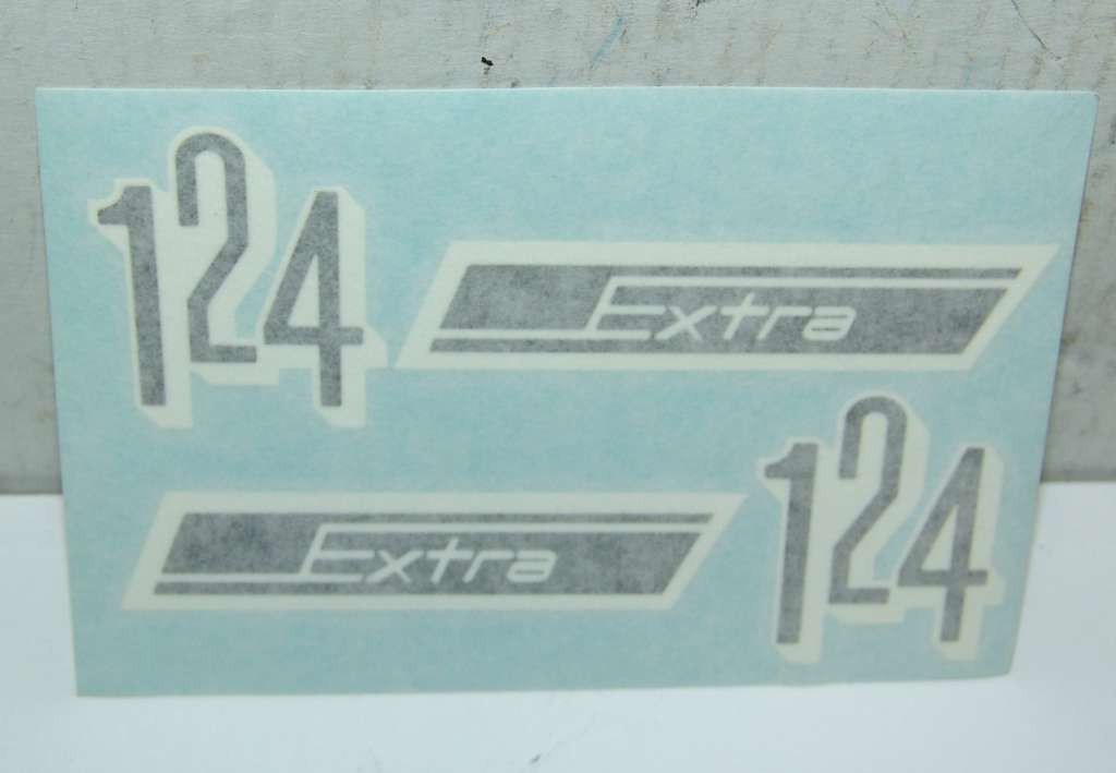 ADHESIVE ADESIVO GILERA 124 EXTRA 105 mm x 37 mm