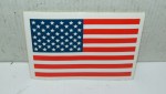 ADHESIVE ADESIVO BANDIERA U.S.A. 111 mm x 71 mm