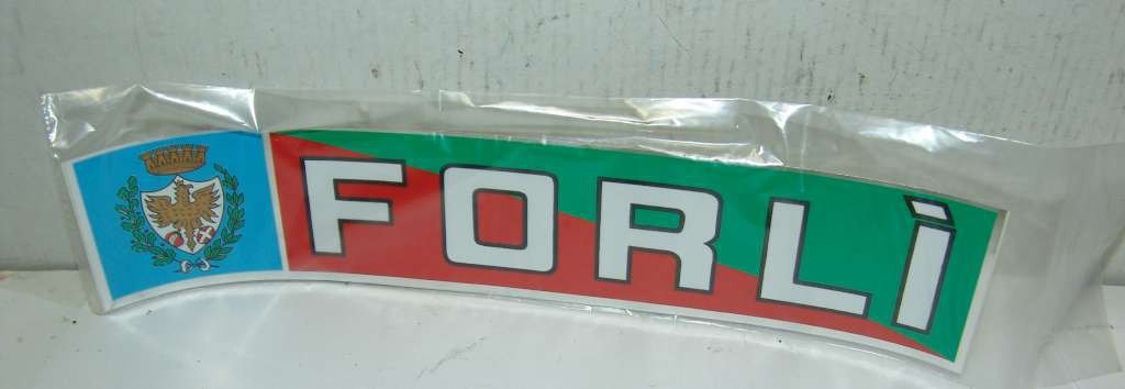 ADHESIVE ADESIVO SCRITTA FORLI\' + STEMMA 250 mm x 50 mm