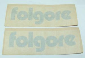 2 ADHESIVE ADESIVO ORIGINALI DECALCOMANIA SERIGRAFIA FOLGORE  BIMOTA