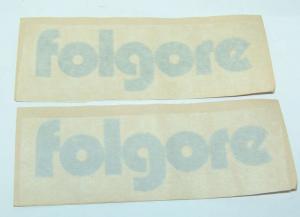 2 ADHESIVE ADESIVO ORIGINALI DECALCOMANIA SERIGRAFIA FOLGORE  BIMOTA