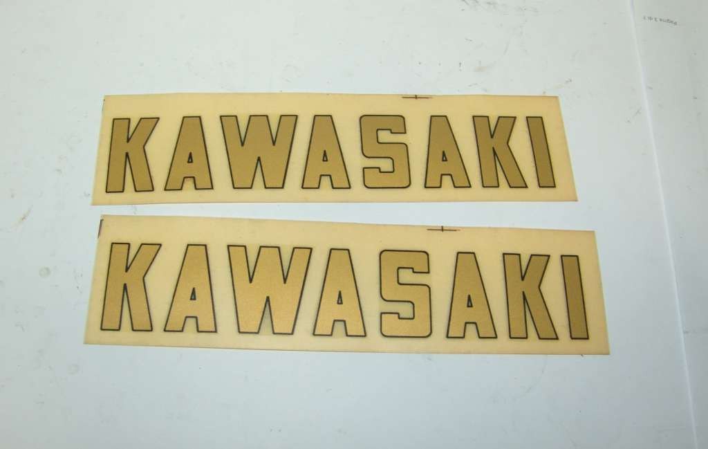 SCRITTA KAWASAKI decalcomanie adesivi decals  serbatoio