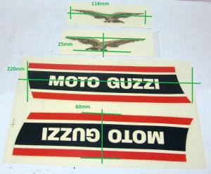 KIT decalcomanie adesivi decals stickers TANK MOTO GUZZI V7 SPECIAL SERBATOIO