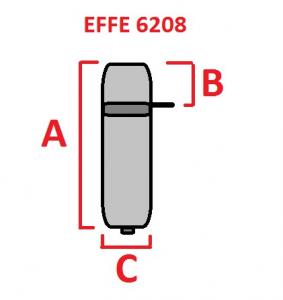 CONDENSATORE CAPACITOR EFFE 6208 MOTOCARRO ISO 150 cc