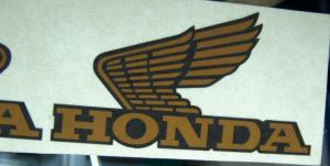 HONDA ALA SERBATOIO ORO CX 500 ADHESIVE adesivi stickers