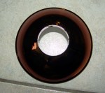 PARABOLA FARO PER VETRO 130 mm ADATTABILE SU MOTOBI 125 IMPERIALE