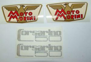 KIT COMPLETO DECANCOMANIE ADESIVI PER MOTO morini corsarino 50