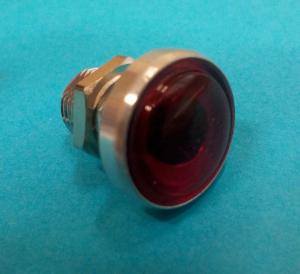 SPIA FARO FANALE ROSSA LENS PILOT RED  ANTERIORE DUCATI BENELLI GILERA MORINI  MV SP1722