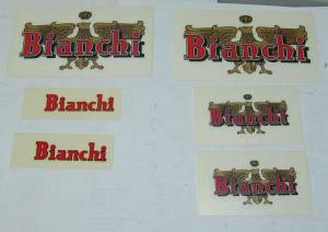 KIT decalcomanie adesivi decals stickers BIANCHI BIANCHINA