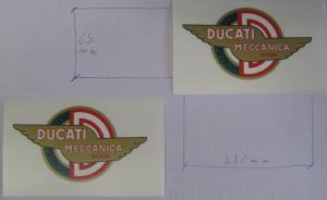 ADHESIVE decalcomanie adesivi decals stickers TANK DUCATI  125 TURISMO SERBATOIO