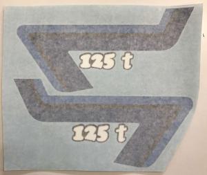 BENELLI 2C 125 T adesivi fianchetti ADHESIVE  adesivi decals stickers
