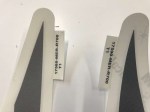 COPPIA ADESIVI DECAL  SERBATOIO HONDA CBF 600 ORIGINALI 17580 MER R700