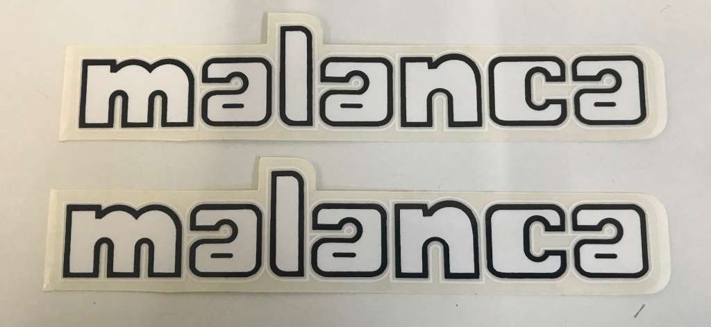 MALANCA GTS 5 BIANCO ADHESIVE decalcomanie adesivi decals stickers SERBATOIO