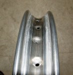 COPPIA CERCHI IN ALLUMINIO ALLOY RIMS MOTO GUZZI GALLETTO 17 X 1,60 32 FORI