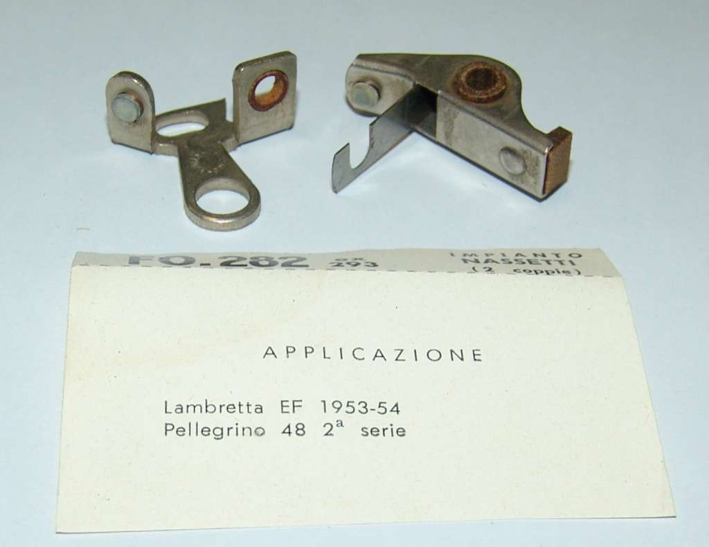 CONTATTI PUNTINE CONTACTS PINS LAMBRETTA PELLEGRINO FO282