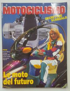 MOTOCICLISMO NOVEMBRE 1992 DUCATI SL DAYTONA