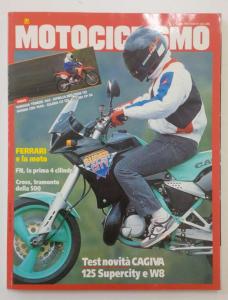 MOTOCICLISMO GIUGNO 1991 YAMAHA TENERE APRILIA RED ROSE