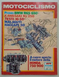 MOTOCICLISMO SETTEMBRE 1979 BMW R65 KAWASAKI KL
